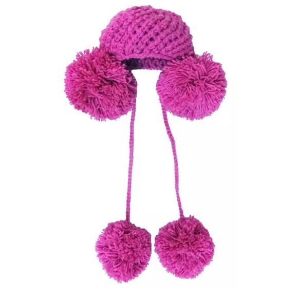 Pom Pom Beanie. - Picture 2 of 2